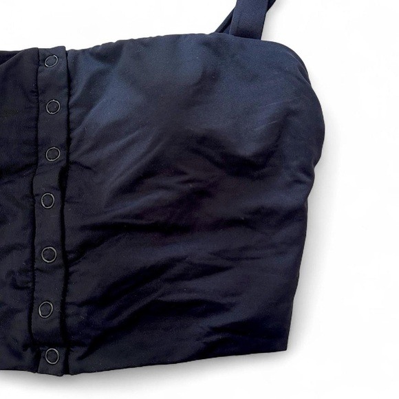 ANDIE The Snap Black Swim Top Small - Picture 4 of 6